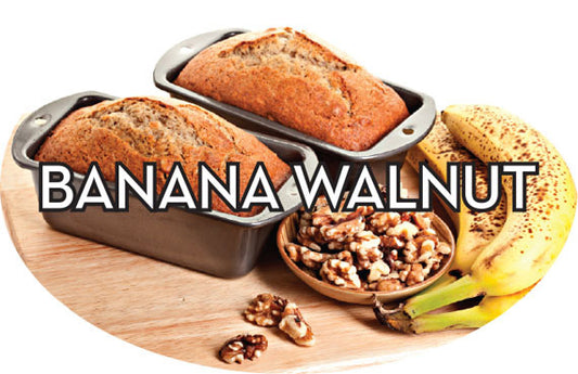 Banana Walnut Flavor Labels, Banana Walnut Flavor Stickers