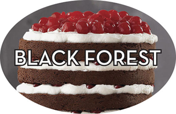 Black Forest Flavor Labels, Black Forest Flavor Stickers