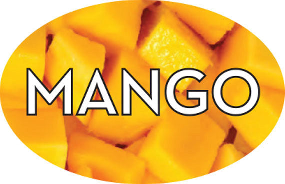 Mango Flavor Labels, Mango Flavor Stickers