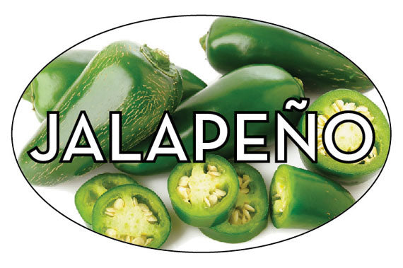 Jalapeno Flavor Labels, Jalapeno Flavor Stickers