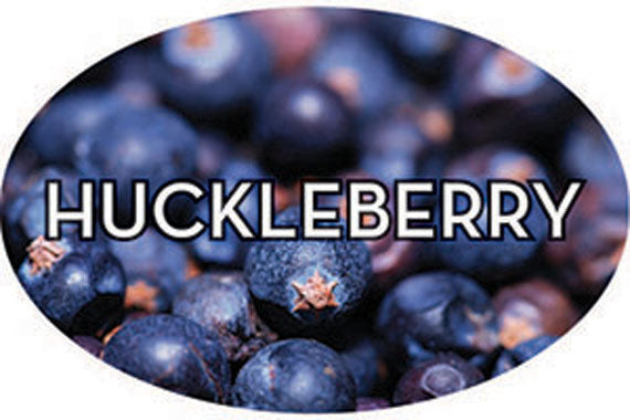 Huckleberry Flavor Labels, Huckleberry Flavor Stickers