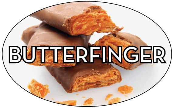 Butterfinger Flavor Labels, Butterfinger Flavor Stickers
