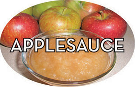 Applesauce Flavor Labels, Applesauce Flavor Stickers