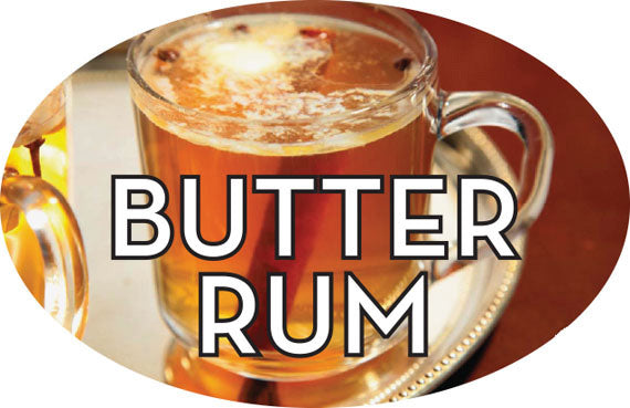 Butter Rum Flavor Labels