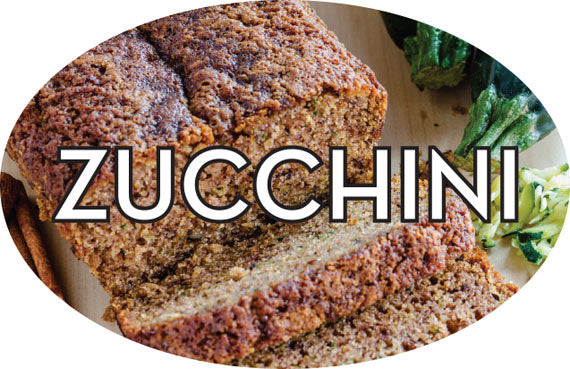Zucchini Flavor Labels, Zucchini Flavor Stickers