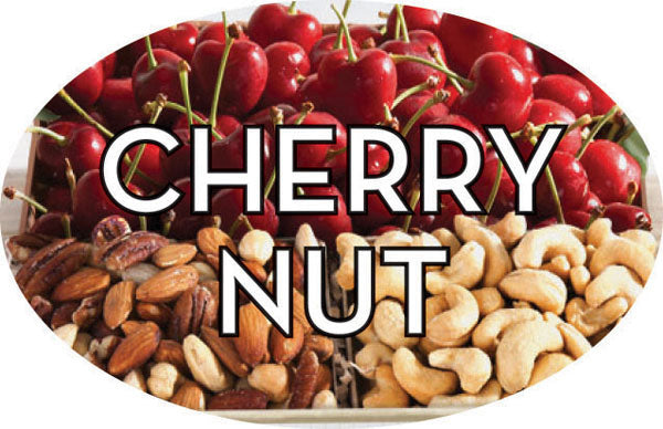 Cherry Nut Flavor Labels, Cherry Nut Flavor Stickers