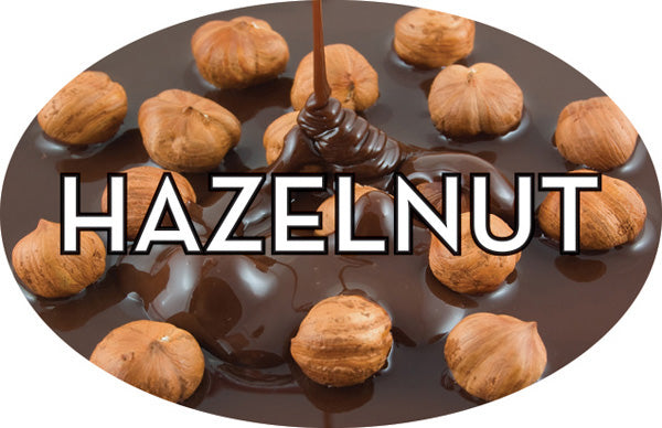 Hazelnut Flavor Labels, Hazelnut Flavor Stickers