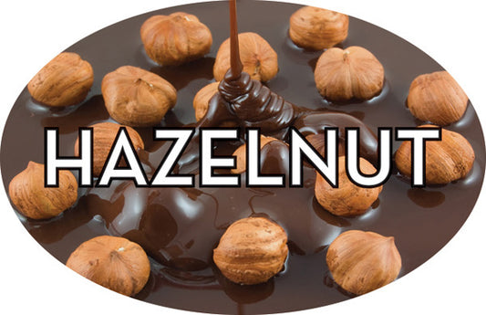 Hazelnut Flavor Labels, Hazelnut Flavor Stickers