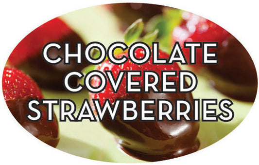 Chocolate Covered Strawberries Labels, Stickers