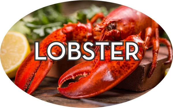 Lobster Flavor Labels, Lobster Flavor Stickers