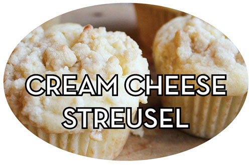 Cream Cheese Streusel Flavor Labels/Stickers