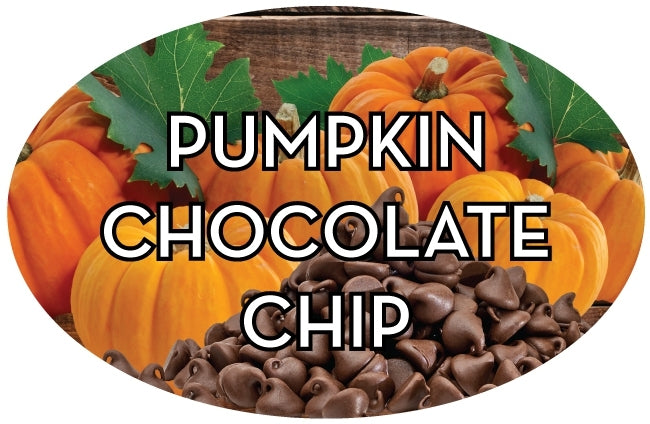 Pumpkin Chocolate Chip Flavor Labels/Stickers