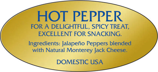 Hot Pepper Cheese Ingredient Labels