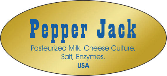 Pepper Jack Cheese Labels