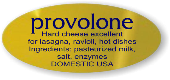 Provolone Cheese Ingredient Labels