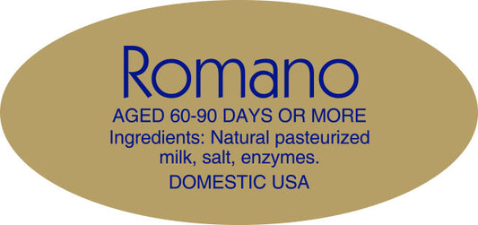 Romano Cheese Ingredient Labels