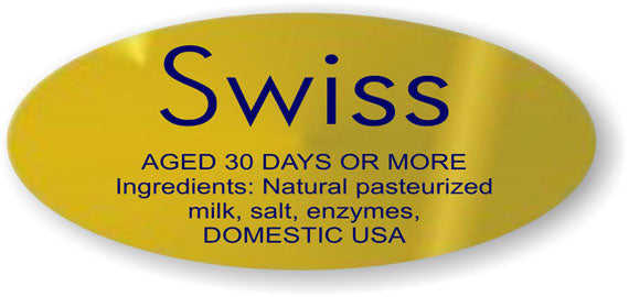Swiss Cheese Ingredient Labels