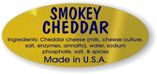 Smokey Cheddar Cheese Ingredient Labels
