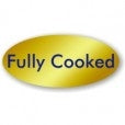 Fully Cooked Gold Foil Labels, Fully Cooked Stickers