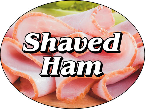 Shaved Ham Labels, Shaved Ham Stickers