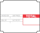 Avery Berkel 623 LS Non UPC 40mm Scale Labels #1494