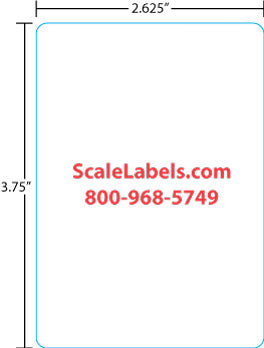 Mettler Toledo 8442 ET 3.75" Blank Scale Labels