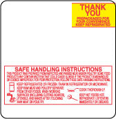Mettler Toledo 8442 ET 3.3" Scale Labels with Safe Handling