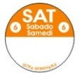 Saturday Orange Food Rotation Labels