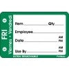 2"x 3" Friday Day of the Week - Ultra Removable Labels