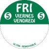1" Friday Day of the Week - Ultra Removable Labels