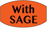 With Sage DayGlo Labels, with Sage Stickers