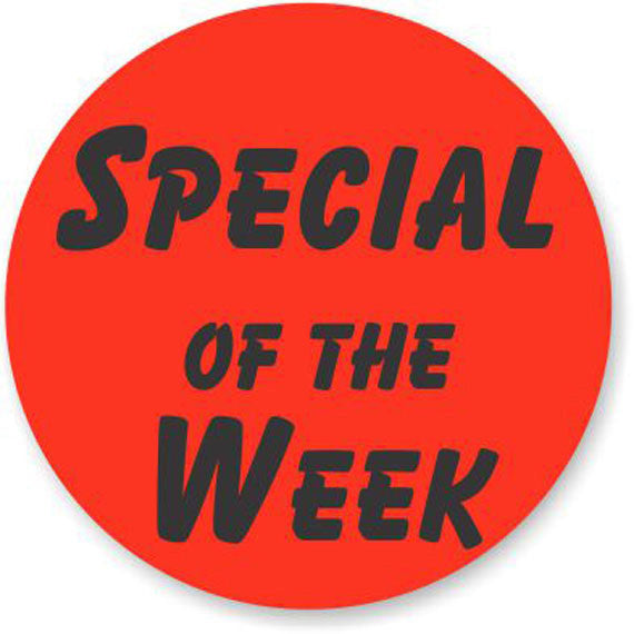 Special of the Week 1.25" Circle Price Labels, Stickers