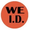 We I.D. 1.25" Circle DayGlo Labels