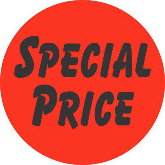 Special Price 1.5" Circle Price Labels, Special Stickers