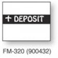 DEPOSIT Black Price Gun Labels FM-320 for Monarch Model 1115