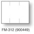 PLAIN White Price Gun Labels FM-312 for Monarch Model 1115
