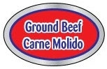 Ground Beef - Carne Molido Foil Oval Labels
