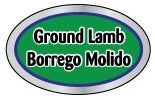 Ground Lamb Labels - Borrego Molido Foil Oval Labels