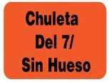 Chuleta Del 7 Sin Hueso Label