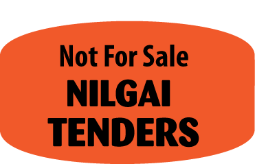 Not For Sale Nilgai Tenders DayGlo Label
