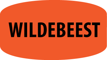 Wildebeest DayGlo Label