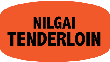 Nilgai Tenderloin DayGlo Labels, Nilgai Tenderloin Stickers