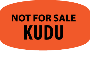 Not For Sale Kudu DayGlo Label