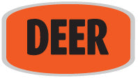 Deer DayGlo Labels, Deer Stickers