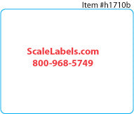 Mettler Toledo 325/UCST UL Blank Scale Labels