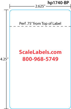 Mettler Toledo 350/8450/bPro ET 4.2" Blank Scale Labels
