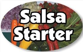 Salsa Starter Labels, Salsa Starter Stickers